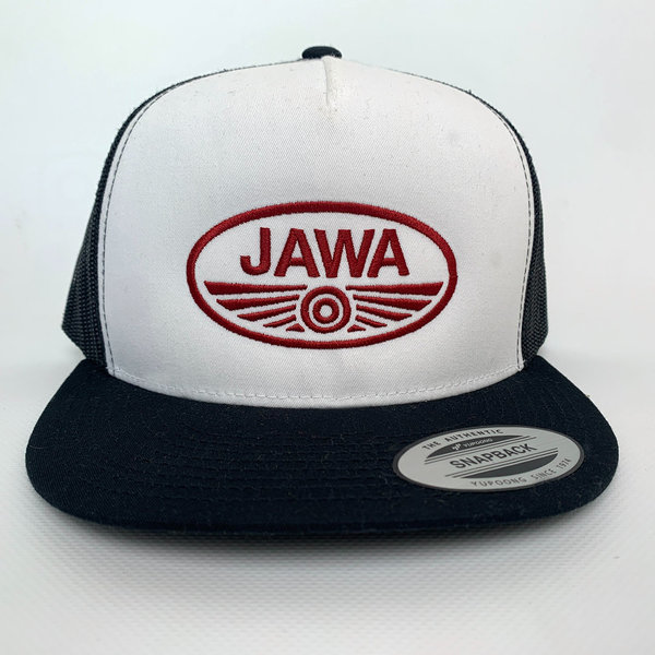JAWA TRUCKER CAP Weiß / Schwarz