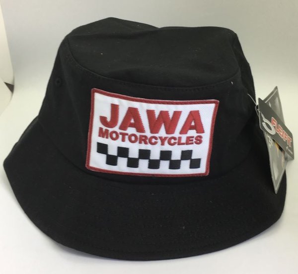 JAWA Cotton Twill Bucket Hat - BLACK