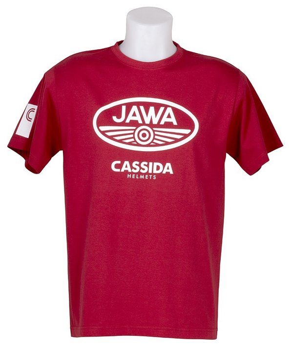 Logo JAWA Cassida, T-Shirt Rot