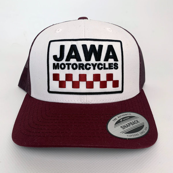 JAWA TRUCKER CAP Weiß / Rot