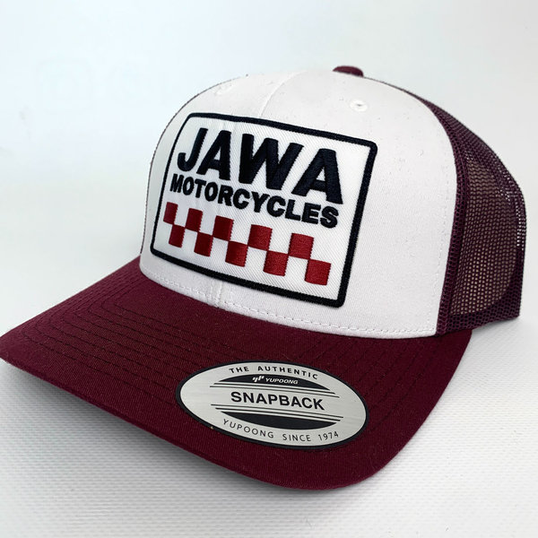 JAWA TRUCKER CAP Weiß / Rot
