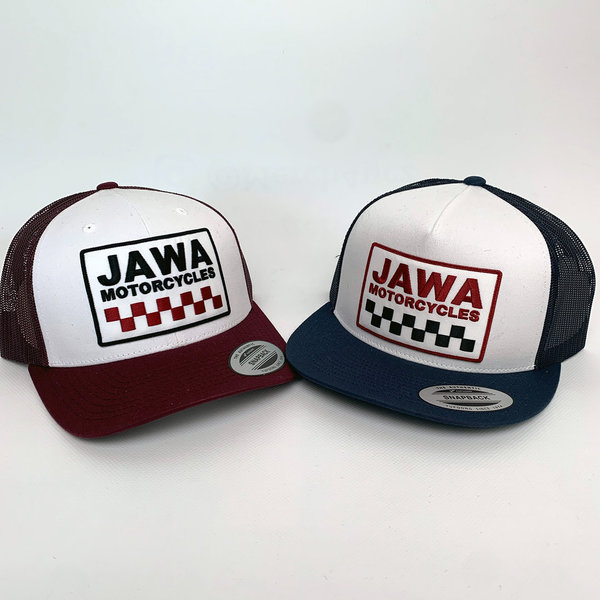 JAWA CAP Weiß / Rot